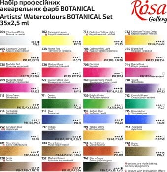 Akvarel boja Rosa Gallery Set akvarel boja 35 kom - 8