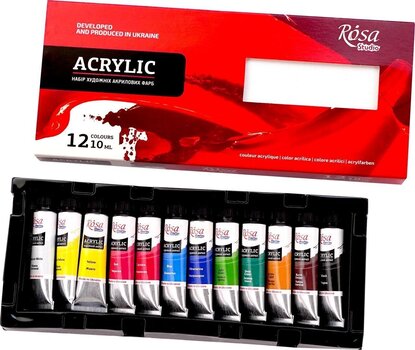 Akrylová farba Rosa Studio Sada akrylových farieb 12x10ml - 2