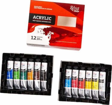 Akrylová barva Rosa Studio Sada akrylových barev 12x20ml - 2