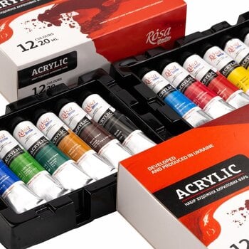 Akrylová barva Rosa Studio Sada akrylových barev 12x20ml - 5
