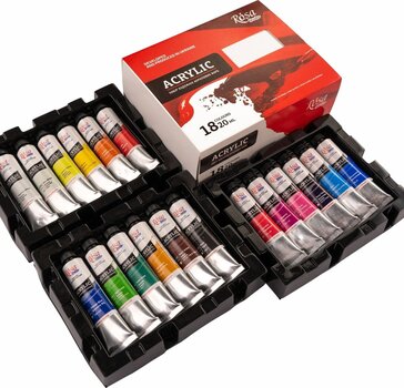 Akrylmaling Rosa Studio Sæt med akrylmaling 18x20ml - 2