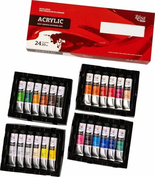 Akrylmaling Rosa Studio Sæt med akrylmaling 24x20ml - 2