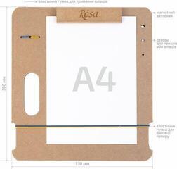 Priedai Rosa Studio Iškarpų lenta A4 - 1