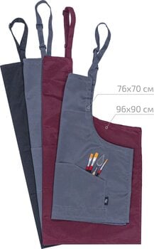 Outils Rosa Studio Tablier Grey 96x90cm - 5