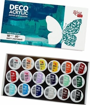 Akrilna barva Rosa Talent Set akrilnih barv 18x20ml - 2