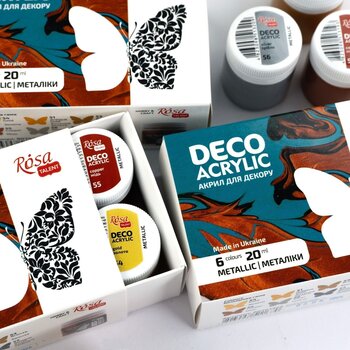 Akrilna boja Rosa Talent Set akrilnih boja 6x20ml - 2