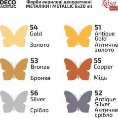 Akrilna boja Rosa Talent Set akrilnih boja 6x20ml - 6