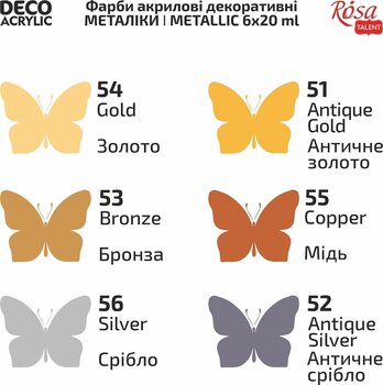 Akrilna boja Rosa Talent Set akrilnih boja 6x20ml - 7