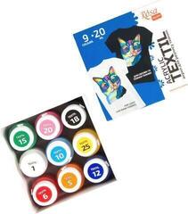 Barva za tekstil Rosa Talent Set barv za tekstil 9x20ml - 1