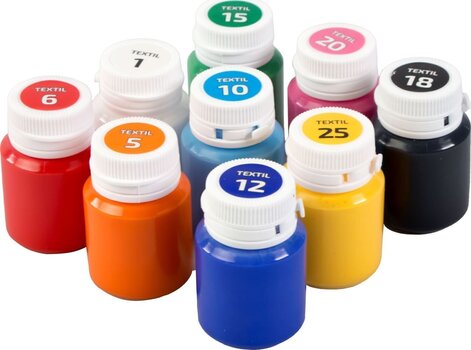 Boja za tekstil Rosa Talent Сет боја за текстил 9x20ml - 4