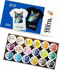 Barva za tekstil Rosa Talent Set barv za tekstil 18x20ml - 1