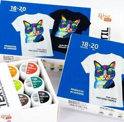 Barva za tekstil Rosa Talent Set barv za tekstil 18x20ml - 4