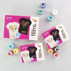 Barva za tekstil Rosa Talent Set barv za tekstil 12x20ml - 5