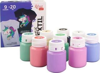 Barva za tekstil Rosa Talent Set barv za tekstil 9x20ml - 2