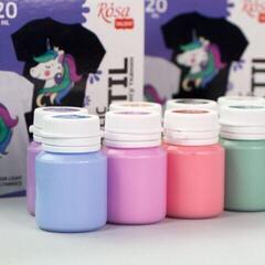 Barva za tekstil Rosa Talent Set barv za tekstil 9x20ml - 4