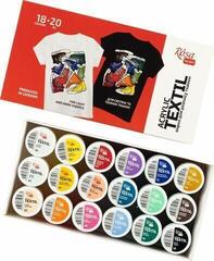 Barva za tekstil Rosa Talent Set barv za tekstil 18x20ml - 1