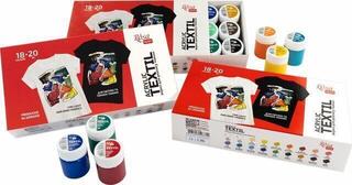 Barva za tekstil Rosa Talent Set barv za tekstil 18x20ml - 4