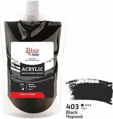 Farba akrylowa Rosa Studio Farba akrylowa Black (403) 200 ml 1 szt. - 1