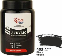 Akrilna boja Rosa Studio Akrilna boja Black (403) 400 ml 1 kom - 1