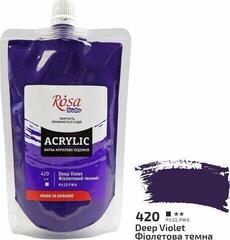 Farba akrylowa Rosa Studio Farba akrylowa Dark Violet (420) 200 ml 1 szt. - 1