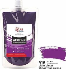 Farba akrylowa Rosa Studio Farba akrylowa Light Violet (419) 200 ml 1 szt. - 1