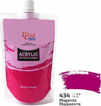 Akrilna boja Rosa Studio Akrilna boja Magenta (434) 200 ml 1 kom - 2