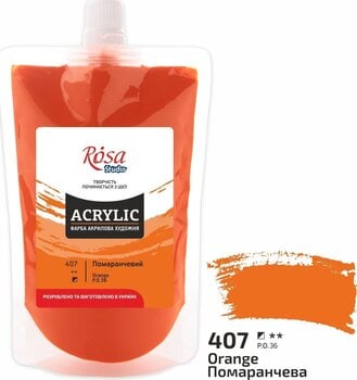 Akrylmaling Rosa Studio Akrylmaling Orange (407) 200 ml 1 Stk. - 2