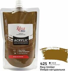 Akrylmaling Rosa Studio Akrylmaling Raw Umber (425) 200 ml 1 Stk. - 1