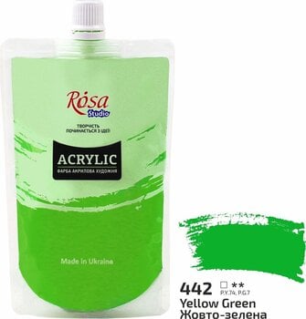 Akrilna barva Rosa Studio Akrilna barva Yellow Green (442) 200 ml 1 kos - 2