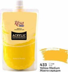 Akrylmaling Rosa Studio Akrylmaling Yellow Medium (433) 200 ml 1 Stk. - 1
