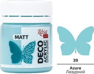 Akrylmaling Rosa Talent Akrylmaling Azure (39) Mat 20 ml 1 Stk. - 1