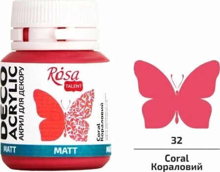 Akrilna boja Rosa Talent Akrilna boja Coral (32) Mat 20 ml 1 kom - 2
