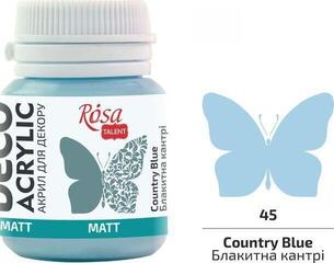 Akrilna boja Rosa Talent Akrilna boja Country Blue (45) Mat 20 ml 1 kom - 1