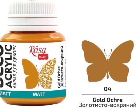 Akrilna boja Rosa Talent Akrilna boja Gold Ochre (04) Mat 20 ml 1 kom - 2