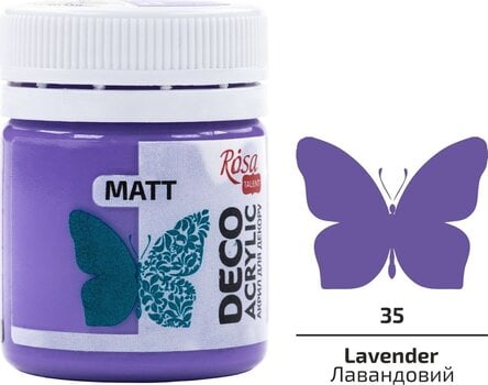Akrilna boja Rosa Talent Акрилне боје Lavender (35) Mat 20 ml 1 kom - 2