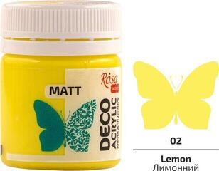 Akrüülvärv Rosa Talent Akrüülvärv Lemon (02) Mat 20 ml 1 tk - 1