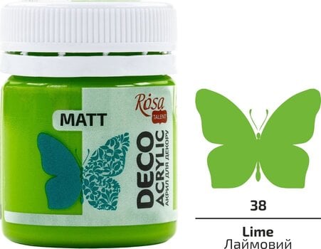 Tinta acrílica Rosa Talent Tinta acrílica Lime (38) Mat 20 ml 1 un. - 2