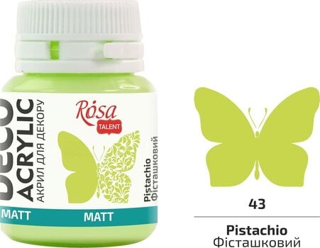 Akrilna boja Rosa Talent Акрилне боје Pistachio (43) Mat 20 ml 1 kom - 2