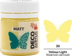 Akrilna boja Rosa Talent Akrilna boja Yellow Light (30) Mat 20 ml 1 kom - 1