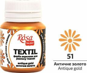 Barva za tekstil Rosa Talent Barva za tkanine Antique Gold (51) 20 ml 1 kos - 1
