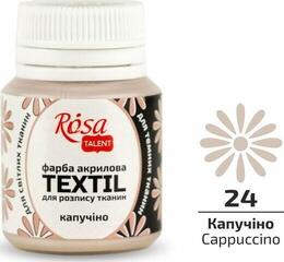 Barva za tekstil Rosa Talent Barva za tkanine Cappuccino (24) 20 ml 1 kos - 1