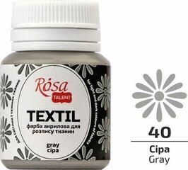 Barva za tekstil Rosa Talent Barva za tkanine Gray (40) 20 ml 1 kos - 1
