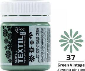 Barva za tekstil Rosa Talent Barva za tkanine Green Vintage (37) 20 ml 1 kos - 1