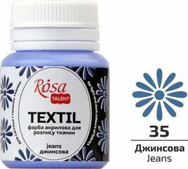 Barva za tekstil Rosa Talent Barva za tkanine Jeans (35) 20 ml 1 kos - 1