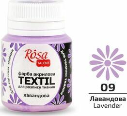 Barva za tekstil Rosa Talent Barva za tkanine Lavender (09) 20 ml 1 kos - 1