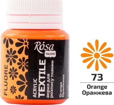 Barva za tekstil Rosa Talent Barva za tkanine Orange Fluorescent 20 ml 1 kos - 2
