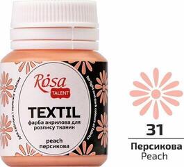 Culaore textilă Rosa Talent Vopsea de material Peach (31) 20 ml 1 buc. - 1