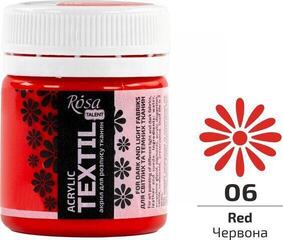 Barva za tekstil Rosa Talent Barva za tkanine Red (06) 20 ml 1 kos - 1
