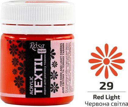 Farba na textil Rosa Talent Farba na látky Red Light (29) 20 ml 1 ks - 2