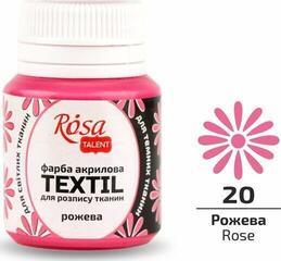 Barva za tekstil Rosa Talent Barva za tkanine Rose (20) 20 ml 1 kos - 1
